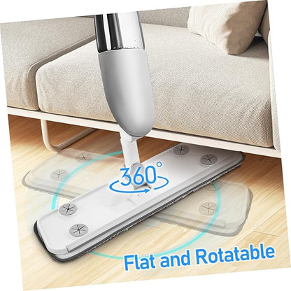 Rotatable Spray Mop with Refillable Bottle Replacement Pads Versatile Wet Mop for Hardwood Tile and Marble Floors Easy Cleaning for Hard to Reach Areas