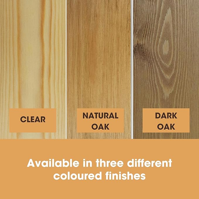 Furniture Clinic Premium Natural Oak Beeswax Polish (6.8oz/200ml) | Condition, Restore, Protect, & Waterproof Wood Furniture | Natural Wax for all Wood Types & Colors - Oak, Teak, Dark & Light