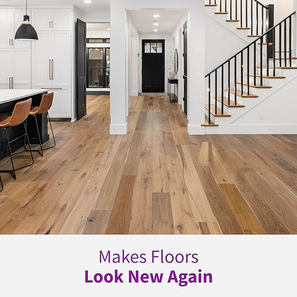 Rejuvenate Shine Refresher Floor Polish Covers Smudges, Protects And Boosts Shine On Sealed Hardwood, Laminate, Vinyl And Tile, 1 Gallon