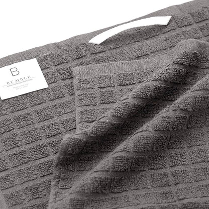 Bumble Kitchen Towels (6 Pack) | 16" x 28" | 100% Cotton Dish Towels for Kitchen | 380 GSM | Soft, Highly Absorbent & Durable Dish Towels with Hanging Loop | Gray