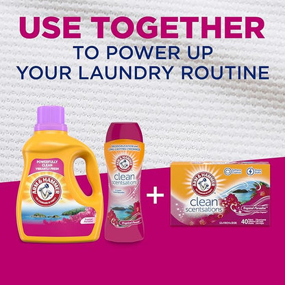 ARM & HAMMER Fabric Softener Sheets, Tropical Paradise (Pack of 600)