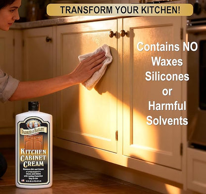 Parker and Bailey Kitchen Cabinet Cream-Wood Cleaner-Grease Remover 16 oz (1)
