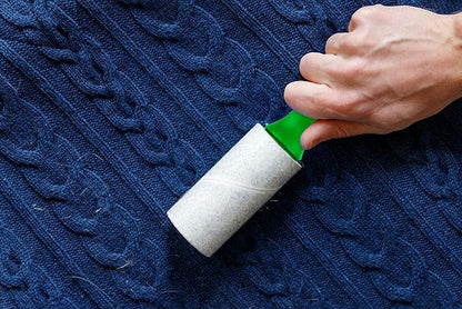DecorRack Lint Roller with 2 Refills, Pet Hair Remover, 180 Extra Sticky Sheets, Lint Roller Brush, Dog & Cat Hair Removal, Lint, Dust from Clothes, Furniture and More