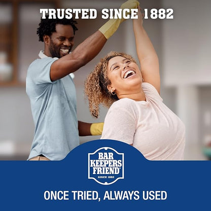 Bar Keepers Friend Soft Cleanser Liquid (2 x 13 Ounce) Multipurpose Cleaner & Rust Stain Remover for Stainless Steel, Porcelain, Ceramic Tile & More