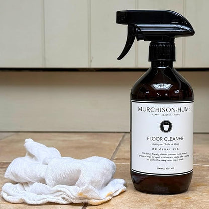 Murchison-Hume Natural Floor Cleaner Spray – Pet-Friendly, Non-Toxic, Plant-Based Formula for Hardwood, Tile & Laminate – Streak-Free Shine, Fresh Scent – 17oz Bottle-Original Fig