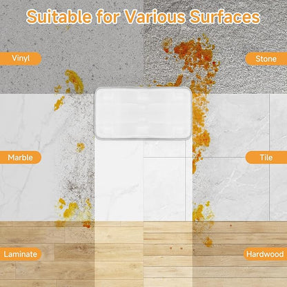 2 Pack Steam Mop Pads Replacement Compatible with Wotaste Steam Mop XR01, Washable & Reusable, Steam Mop Replace Pads for Floor Cleaning