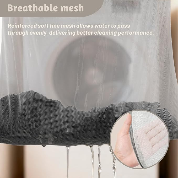 3 Pcs Premium Fine Mesh Laundry Bags, 3 Small 9 x 12 Inches Durable Laundry Wash Bags with Sturdy Zipper for Delicates, Laundry Bag for Delicates, Garment Bag for Washing Machine (3 Small)