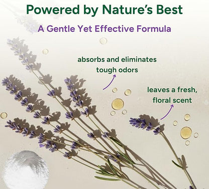 Good Natured Brand | Carpet Deodorizer & Freshener Powder | 31 oz Pet Odor Eliminator for Strong Odor & Pet Urine | Fresh Natural Lavender Scent | Safe for Homes with Pets