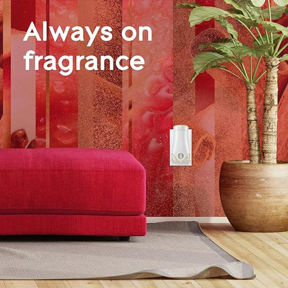 Glade PlugIns Refills Air Freshener, Scented and Essential Oils for Home and Bathroom, Apple Cinnamon, 1.34 Fl Oz, 2 Count