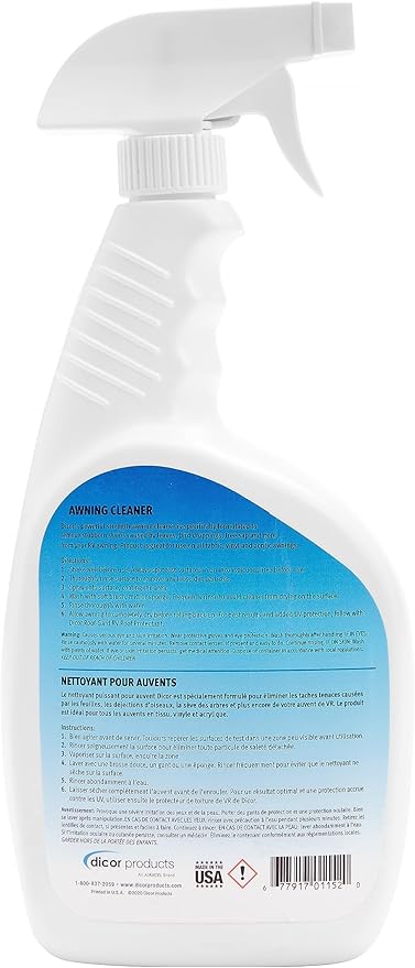 Dicor CP-AC320S Awning Cleaner Cleaner Spray for RV Roofs and Exterior