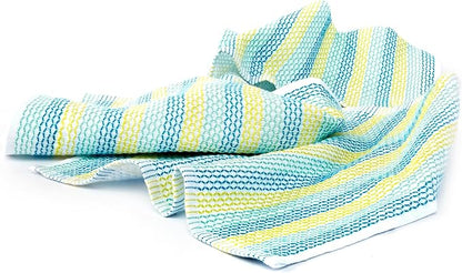 Full Circle Tidy 100% Organic Cotton Dish Cloths, Set of 3, Spring Green