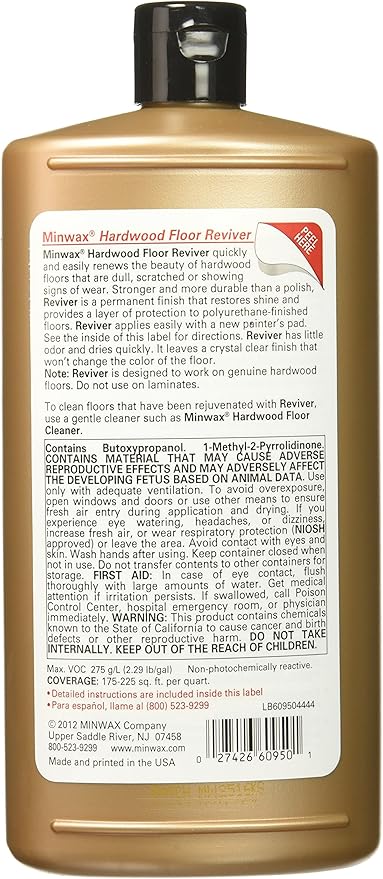 Minwax Hardwood Floor Reviver, High Gloss, 32 oz.