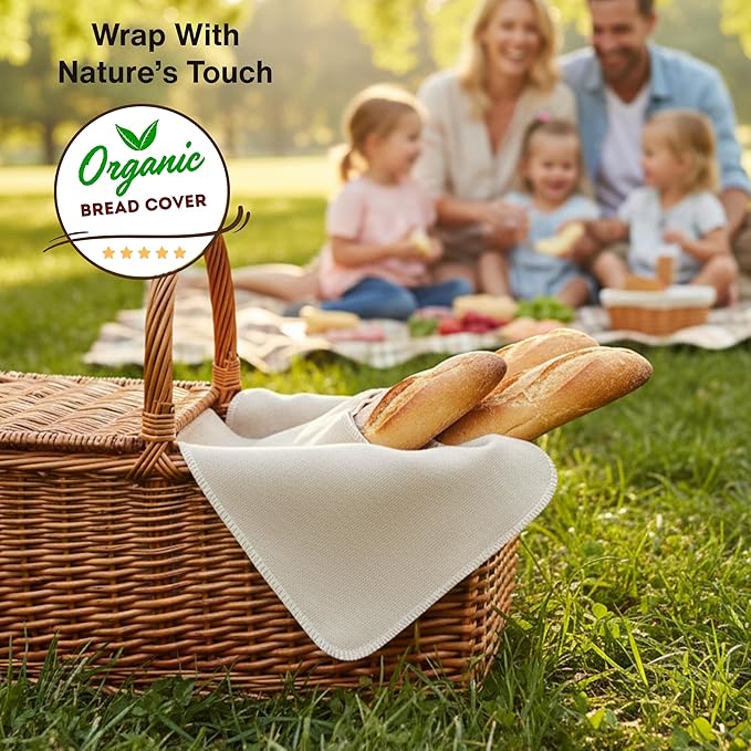 Flour Sack Towels|Tea Towel for Crafts| Kitchen Towel | dish drying towels|Cotton Blank Towel for Embroidery|Baking Bread Proofing Linen Cover|Thick Absorbent Quick Dry (Bread Cover, 28"x28"- 3 Pack)