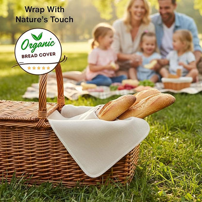 Flour Sack Towels|Tea Towel for Crafts| Kitchen Towel | dish drying towels|Cotton Blank Towel for Embroidery|Baking Bread Proofing Linen Cover|Thick Absorbent Quick Dry (Bread Cover, 28"x28"- 3 Pack)