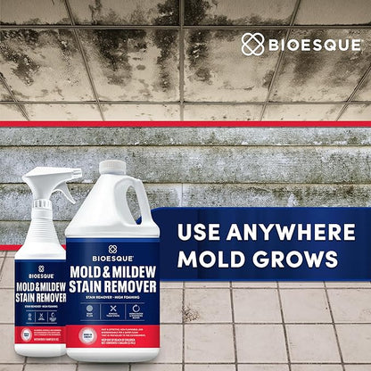 Bioesque Mold & Mildew Stain Remover, 1 Gallon (Pack of 1)