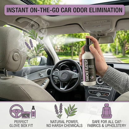 Smoke Eater Odor Eliminator Spray, Lavender, 4 oz — Tea Tree Oil Breaks Down Smoke at the Molecular Level