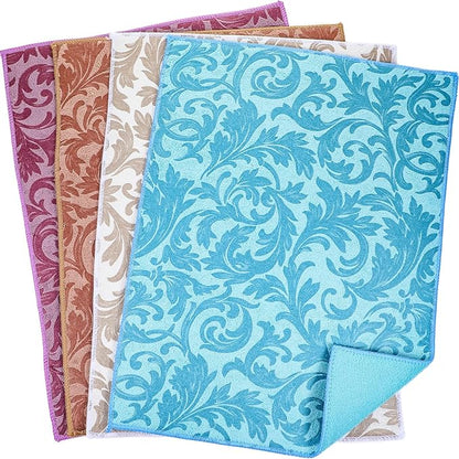 4pcs microfiber dish drying mat dish drying mats for kitchen counter dryng mat for dishes Large Size 20"X15"Dishes Drainer Pad Super Absorbent Dishes Drainer Pads Anti-Slip Pad Quick Dry