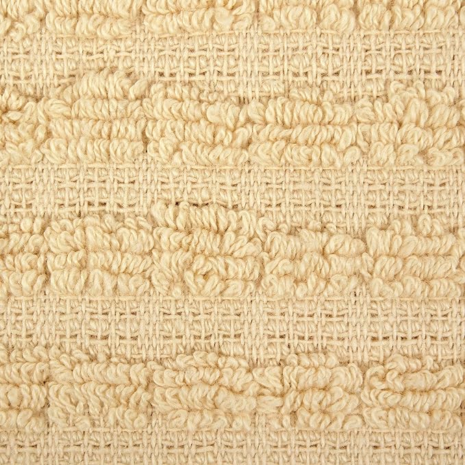 Ritz Royale Collection 100% Combed Terry Cotton, Highly Absorbent, Oversized, Kitchen Towel Set, 28" x 18", 2-Pack, Solid Latte Brown