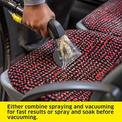 Kärcher Puzzi 8/1 C Commercial Carpet Extractor 12.5 PSI - Spot Cleaner, Stain Remover, Area Rugs, Car and Auto Detailing, Carpet and Upholstery Cleaner - Onboard Accessory Storage - 3.9 Gallon Tank