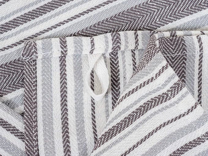 KAF Home Assorted Flat Kitchen Towels - Set of 10, 18 x 28 Inch (Gray)
