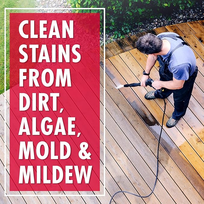 30 SECONDS Outdoor Mold & Mildew Cleaner & Stain Remover Concentrate | 128 fl. oz. | 2 Pack