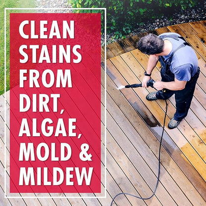 30 SECONDS Outdoor Mold & Mildew Stain Remover | Concentrate | 128 fl. oz. & Outdoor Cleaner 1 Gallon Pump Sprayer Bundle