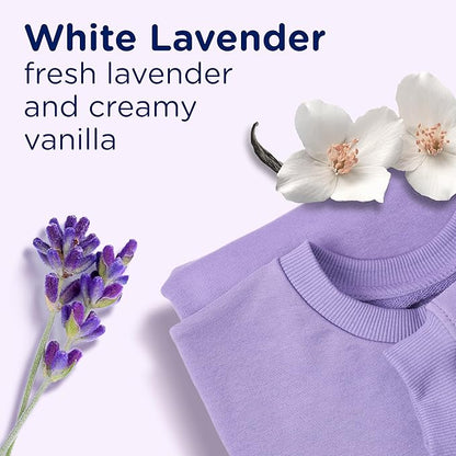 Downy Light Laundry Scent Booster Beads, White Lavender Scent, 24.0 OZ, In-wash fabric beads designed to be gentle with a light boost of scent, No Heavy Perfumes