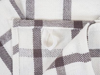 KAF Home Assorted Flat Kitchen Towels - Set of 10, 18 x 28 Inch (Gray)