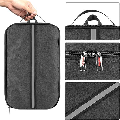 Outdoor Portable Steamer Storage Bag Compatible with Conair Hand-held Clothes Steamer, Heavy Fabric Bag with Wrist, Dark Grey (Bag Only)