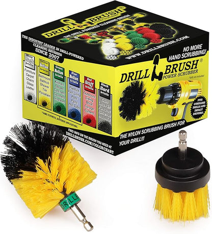 Scrub Brushes for Cleaning - Bathroom Cleaning Brush - Grout and Tile Cleaning Brush - Bathtub Cleaning Brush - Shower Drill Cleaning Brush - Tile Scrub Brush - Power Scrubber for Shower Cleaning
