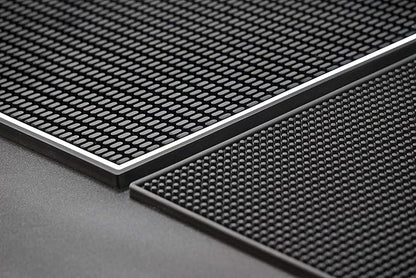 Highball & Chaser Premium Bar Mat for Countertop, Coffee Mat, Dish Drying mat, 18 in x 12in Durable and Stylish Service Cocktail Bar Mat/Espresso mat for Spills, Bars, Restaurants, Coffee Counter Mat