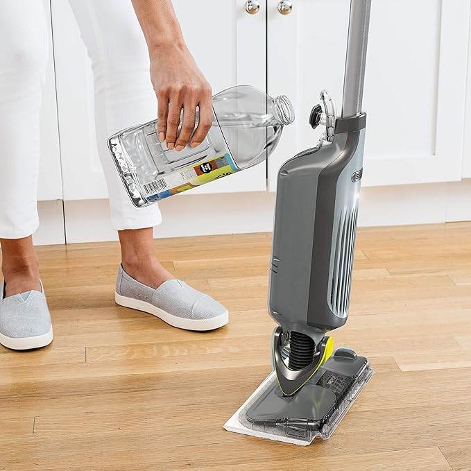 Shark VACMOP Multi-Surface Cleaner Refill 2L Bottle, Compatible with VM252 & VM180, Cleans & Disinfects Sealed Finished Floors, Stone, Laminate & Tiles, Spring Clean Scent, VCM60 (Pack of 2)