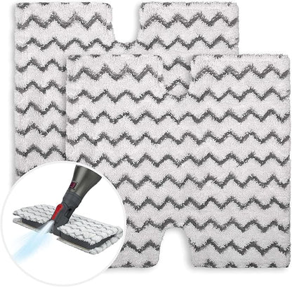 2 Pack of Steam Mop Pad for Shark Genius Lift-Away Pro S5003D S5002Q S5003A S6001W S6001WM S6002 S6002C S6003D S6003 S3973 S3973D S3973WM, Washable Reusable Replacement Mop Head by F Flammi