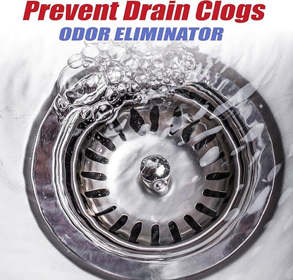 SANI 360° Sani Sticks Drain Cleaner and Deodorizer, 48 Count, Orange Scent Enzyme Pipe Cleaners, Eliminate Odors, Prevent Clogged Drains, Safe for Sinks, Bathtub Drains, Septic Tanks