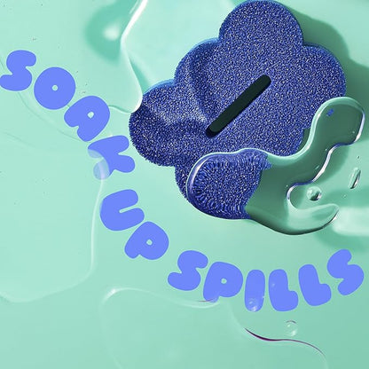 Brite by Scotch-Brite 2-Sided Scrub & Wipe, Scrubbing Kitchen and Dish Sponge, Midnight Mode, 6 Scrub Sponges