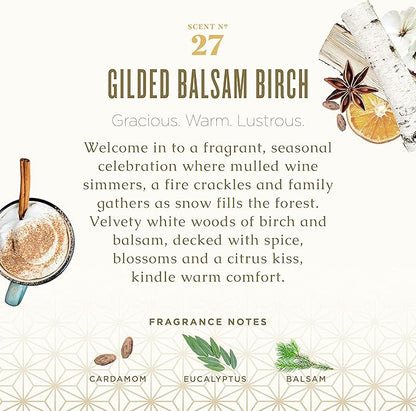 Caldrea Linen And Room Spray Air Freshener, Made With Essential Oils, Plant-Derived And Other Thoughtfully Chosen Ingredients, Gilded Balsam Birch, 16 Oz