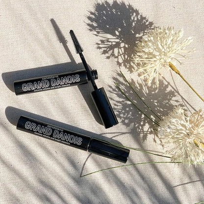 Hypoallergenic Mascara Sensitive Eyes - Smudge-Proof, Sweatproof, Lengthening Mascara for Maximum Volume and Length - Vegan, Non Toxic Mascara (Brown, 9 ml)