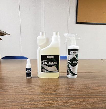 Nanotech SS Bio Clean- Biodegradable Multi Surface Heavy Duty Cleaner & Degreaser- Safe on All Surfaces: Natural Stone, Stainless Steel, Plastic, Glass, Metal, Vinyl (16 Oz.)