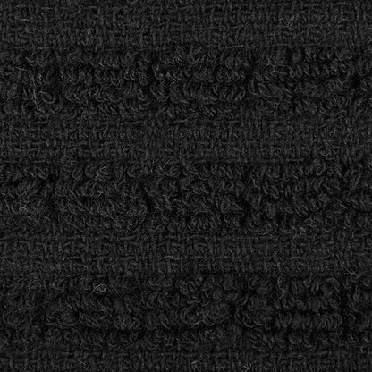 Ritz Royale Collection 100% Combed Terry Cotton, Highly Absorbent, Oversized, Kitchen Towel Set, 28" x 18", 2-Pack, Solid Black