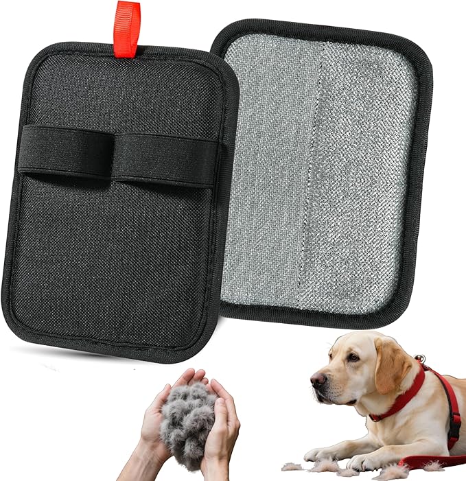 Pet Hair Remover,Static Electricity Grooming Mitt Tool,Machine-Washable for Dog Cat Hair Effortless Lint & Fur Remover for Couch,Carpet,Furniture & Car Seat（1PCS ）