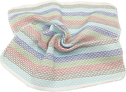 Mia'sDream Cleaning Rags Tidy Cotton Dish Cloths Dish Rags Cleaning Cloth, Absorbent Odor Free Dishcloths Kitchen Dish Towels, 13inch x 13inch 8 Pack Multi Colors