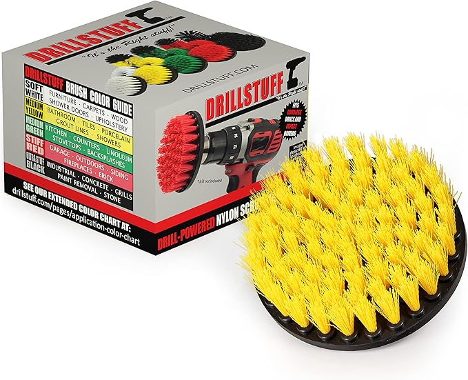Bathroom Accessories - Cleaning Supplies - Drill Brush - Cleaning - Bathroom Rugs - Flooring - Carpet Cleaner - Spin Brush - Floor Cleaner - Bathtub - Bath Mat - Shower Cleaner - Tile - Grout Cleaner…