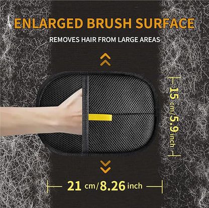 Pet Hair Removal Glove for Cats & Dogs, Electrostatic Pet Hair Gloves, Reusable Pet Hair Remover Tool, Animal Hair Remover for Furniture, Clothing, Couch, Carpet, Car Seat - 1PCS