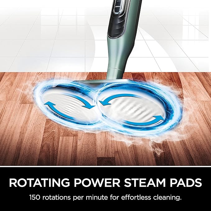 Shark Steam & Scrub Dirt Grip Soft Scrub & Dusting Washable Pads, Fully Reusable, Powerful Cleaning on All Sealed Hard Floors, Compatible with S8001, S8201, S7201 & S7001, Grey, XKITP7000D