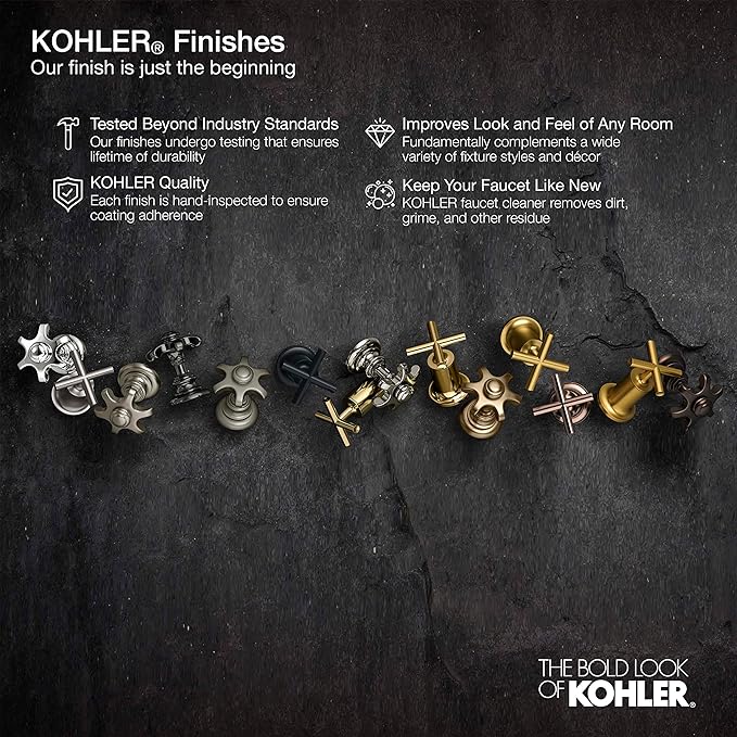 KOHLER 22165-SN Forte Multifunction Handshower, Handheld Showerhead with 3 Spray Settings, 2.5 GPM, Vibrant Polished Nickel