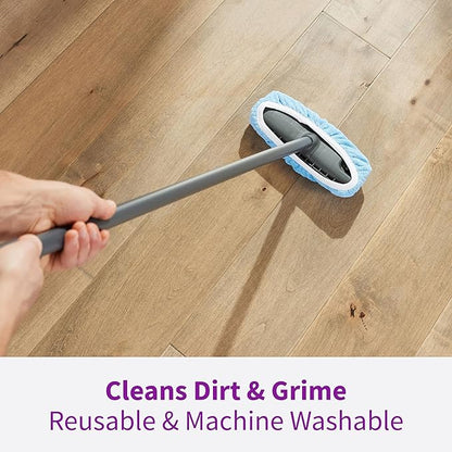 Rejuvenate Microfiber Bonnet Applicator, 1 Count, Converts Any Sponge Mop To A Reusable Microfiber Mop
