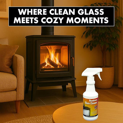 MEECO'S RED DEVIL 701 Wood Stove Glass Cleaner - Removes Creosote, Soot & Smoke from Wood, Pellet, Coal Stoves & Fireplace Inserts (16 fl oz) - Made in the USA