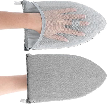 Steamer mitt Glove, Garment Steamer Ironing Glove with Finger Loop Anti Steam Gloves Board Heat Resistant Ironing Mitt for Handheld Garment Accessories for Clothes(Style A)