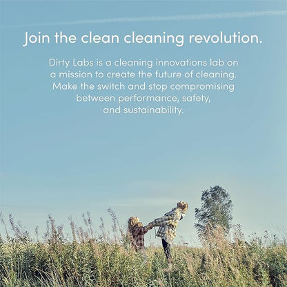 Dirty Labs | Scent Free | Bio Enzyme Laundry Booster | 2-Pack = 96 Loads | Hyper Concentrated | High Efficiency & Standard Machine Washer | Nontoxic, Biodegradable | Stain & Odor Removal Booster