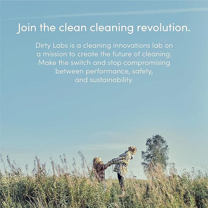 Dirty Labs | Scent Free | Bio Enzyme Laundry Booster | 48 Loads (1 lb) | Hyper Concentrated | High Efficiency & Standard Machine Washer | Nontoxic, Biodegradable | Stain & Odor Removal Enzyme Booster